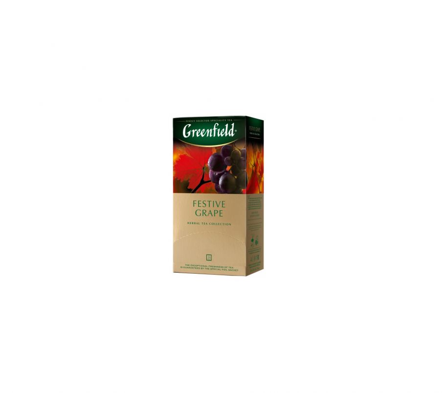 Чай травяной пакетированный Гринфилд Greenfield Festive Grape, 25 шт.