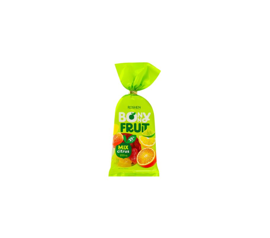 Roshen Рошен Bonny Fruit mix citrus мармелад 200г
