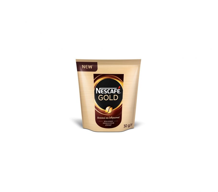 Кофе растворимый Nescafe gold пак 30 гр