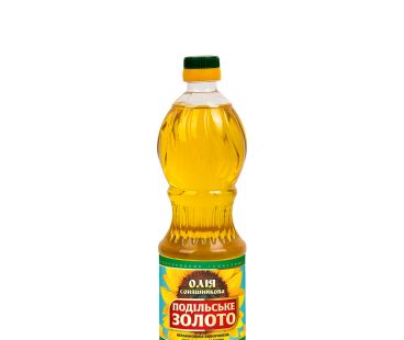 Масло растительное Подсолн. масло нераф  Подольское золото 1 литр