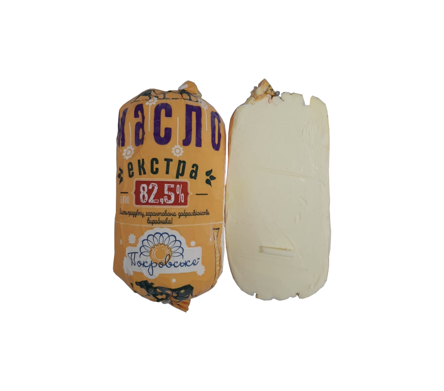 ТМ Покровское Масло ГОСТ экстра 82,5% батон 0,35 кг