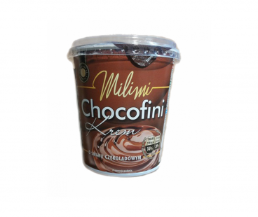 Шоколадная паста арахисовая ИТ Мусс-паста MILIMI CHOCOFINI шоколадная, 400 г