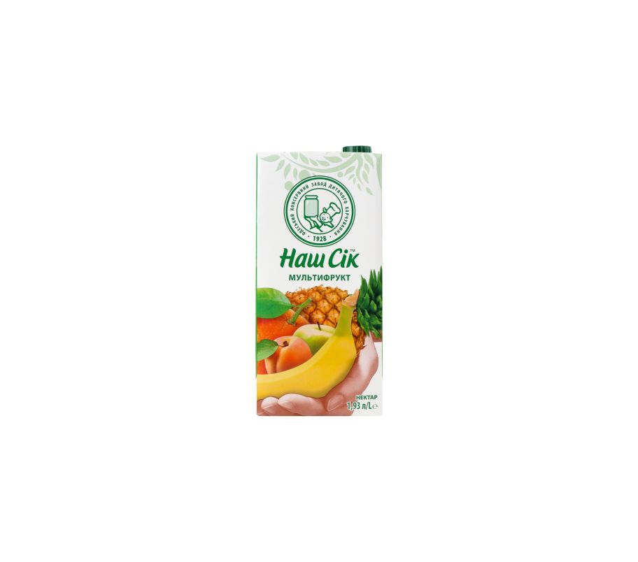 Наш сік Мультифрукт 0,95 л