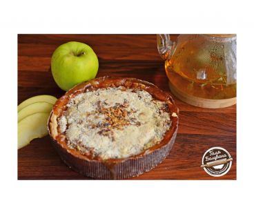  Галя Балувана Пирог с яблоком и малиной