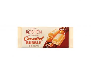  Roshen Шоколад пористый белый с карамелью