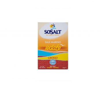  Sosalt Соль морская йодированная крупного помола 1кг