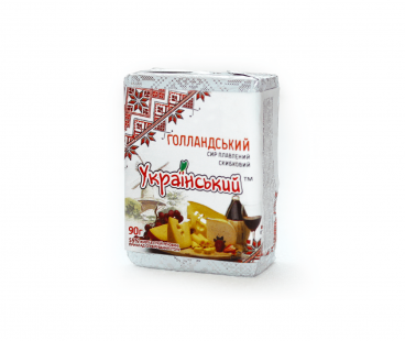 Доставка продуктов на дом в Новомосковске Богодухов Сыр плавл 55% Голландский 90гр.