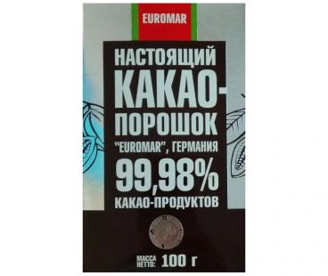  Какао Евромар 100 гр