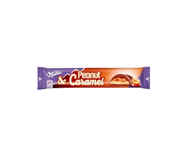  Milka Шоколад с арахисом и карамелью 37г