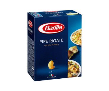  Barillia макаронів Вид Pipe Rigate Італія 500 гр