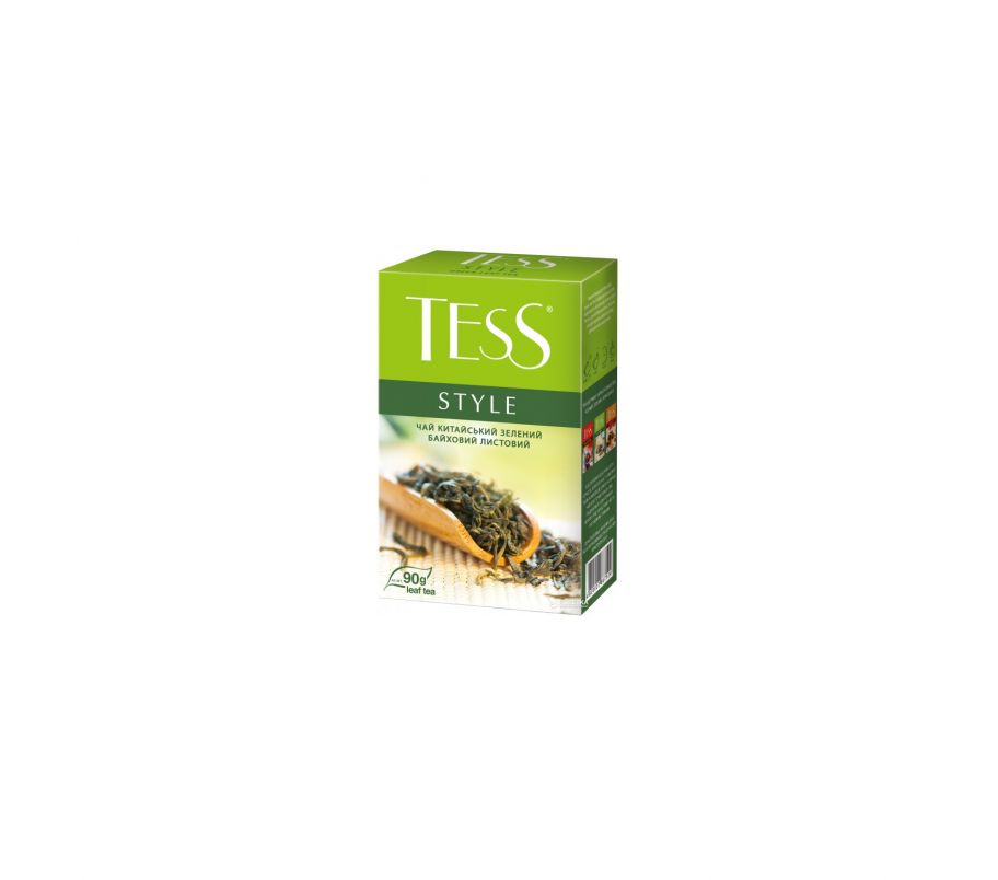 Чай зеленый рассыпной крупнолистовой Тесс TESS Style 90 г