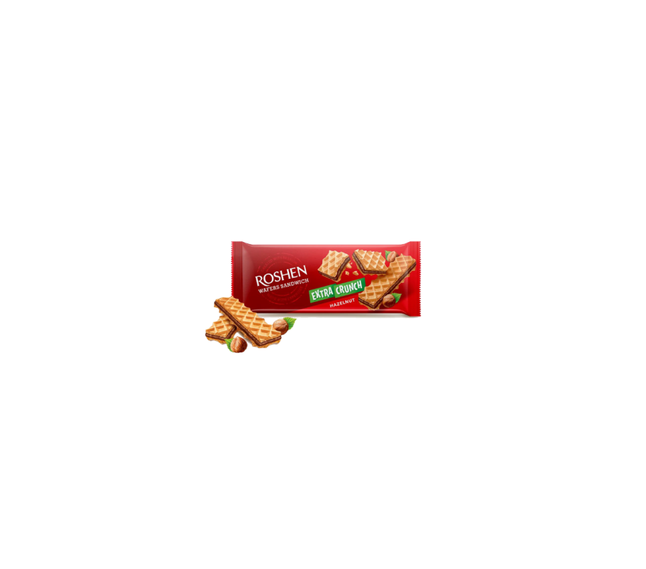 Roshen Рошен Вафли Wafers Sandwich Crunch орех 142 г