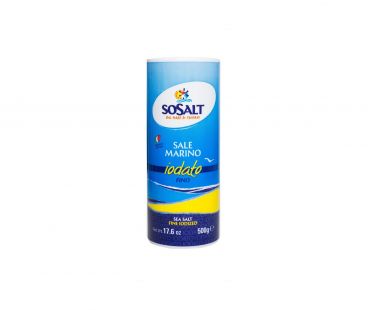  Sosalt Соль морская йодированная мелкого помола 0,5кг