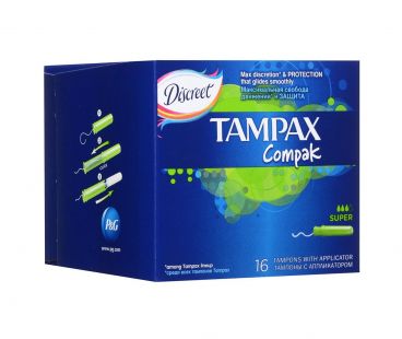  Тампон TAMPAX Compak 16шт 