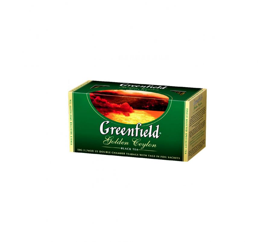 Чорний чай Greenfield Golden Ceylon - Цейлон у пакетиках 25 шт