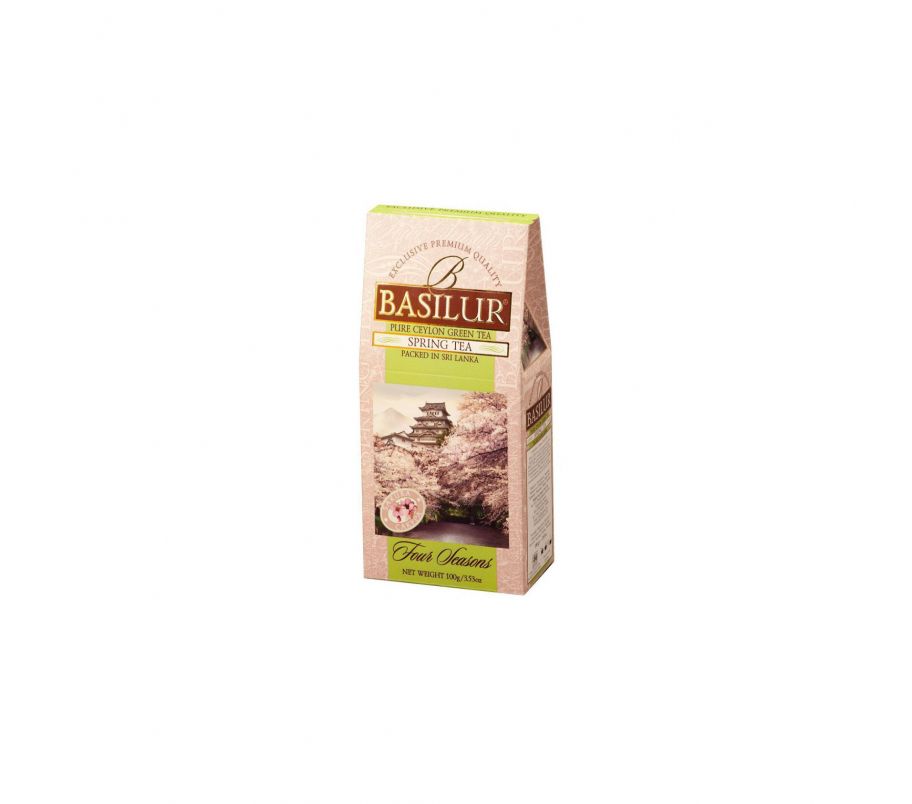 Чай зеленый Базирул Basilur Четыре сезона Весенний картон 100 г