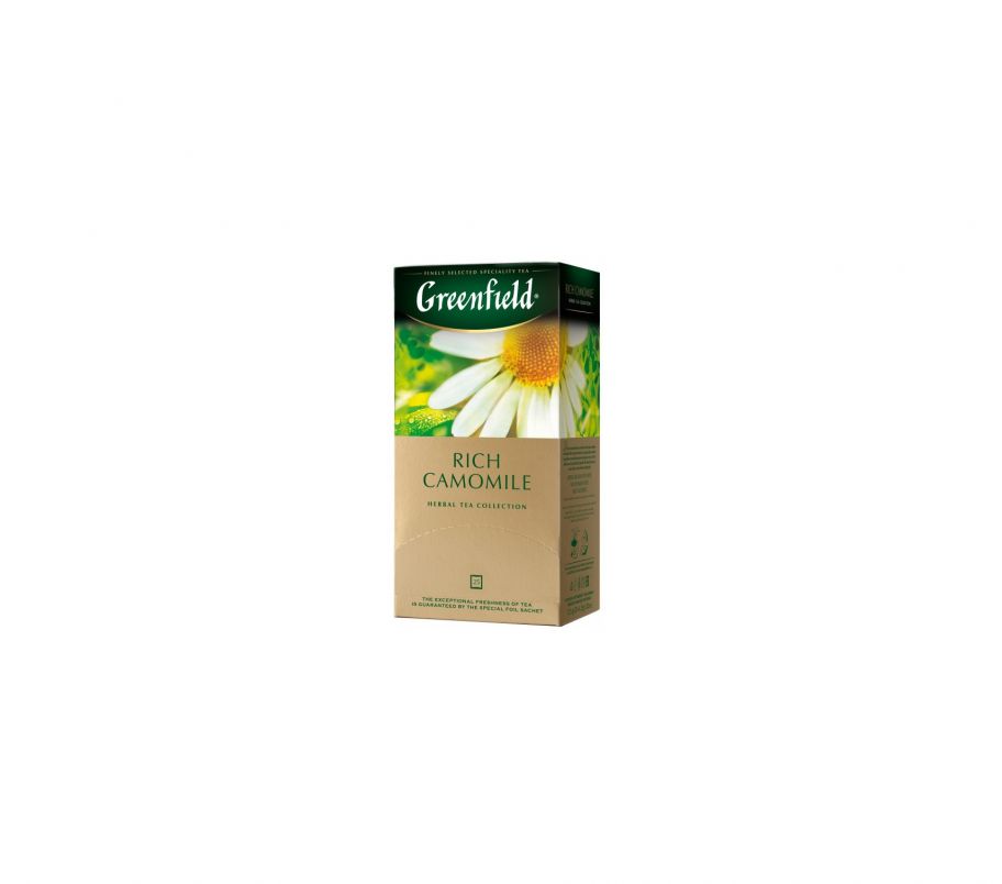 Чай травяной пакетированный Гринфилд Greenfield Rich Camomile 25x1,5 г