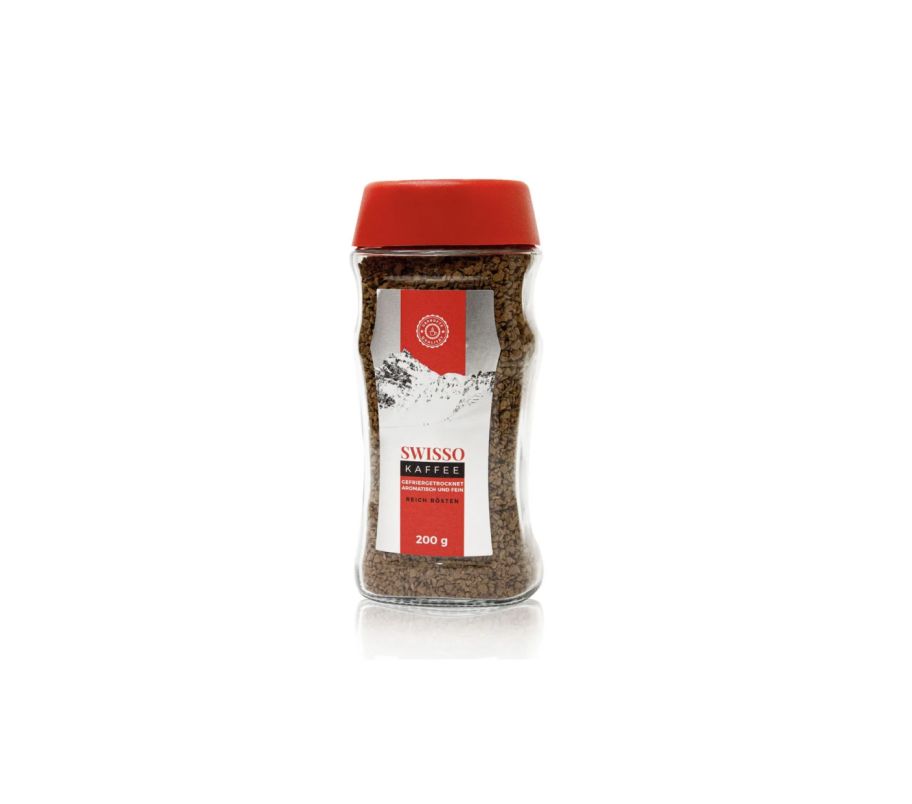 Кофе растворимый Swisso  200 г стекло