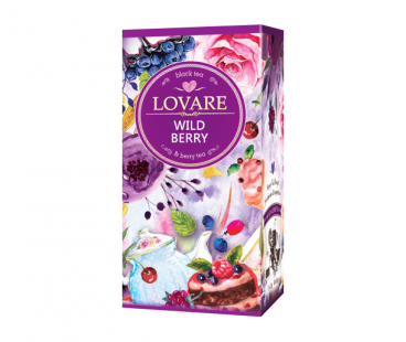 Чай фруктово-цветочный Чай Ловаре Lovare Дикие Ягоды 24 пак