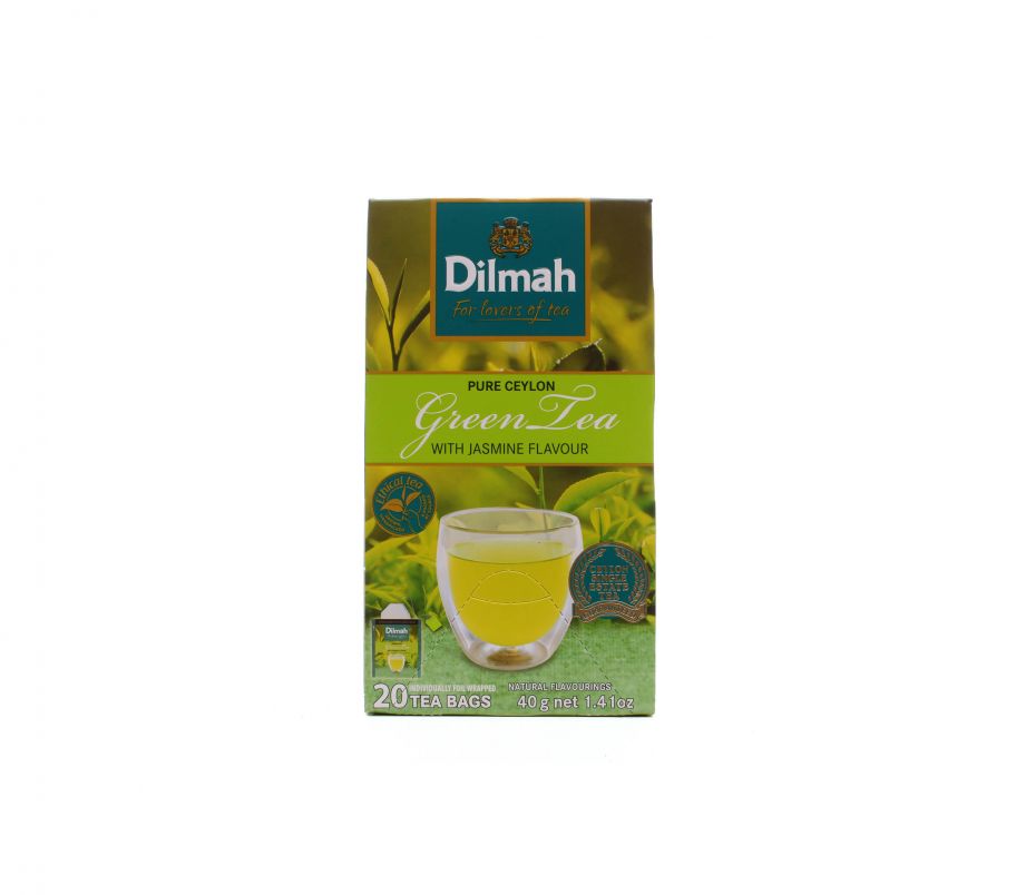 Dilmah Чай зеленый с ароматом жасмина 20*2г