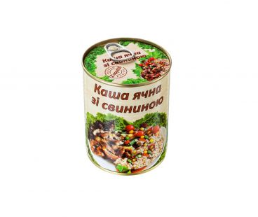 Доставка продуктів додому у Запоріжжі L'APPETIT Каша ячнева  зі свининою 340г ж/б 