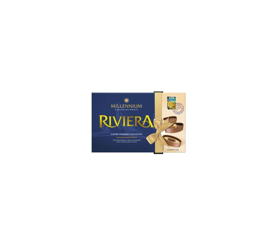 Millennium Миллениум Конфеты Riviera молочний шоколад 250 г