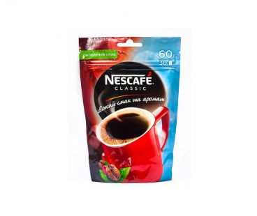 Кофе растворимый Кофе растворимый Nescafe classic пак 60 гр