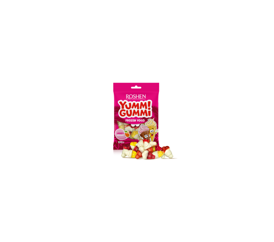 Roshen Желейні цукерки Frozen Yogo 70 г